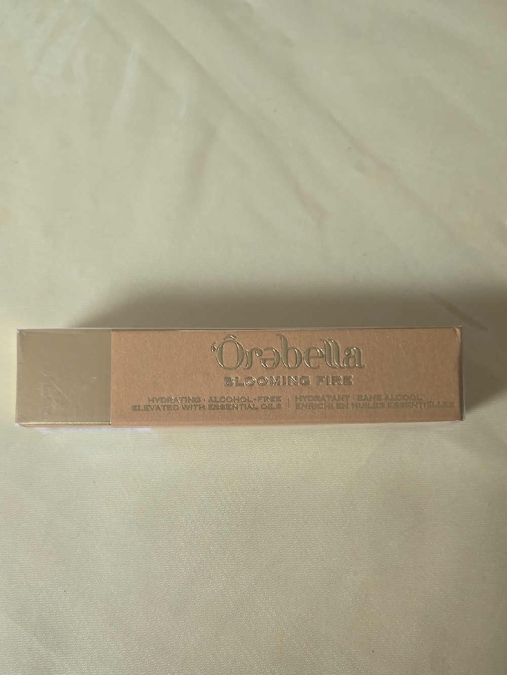 Orebella Blooming Fire Scent Rose Gold Packaging